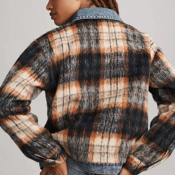 COPY - NWT Anthropologie Pilcro Denim Mix Jacket M - Picture 4 of 5